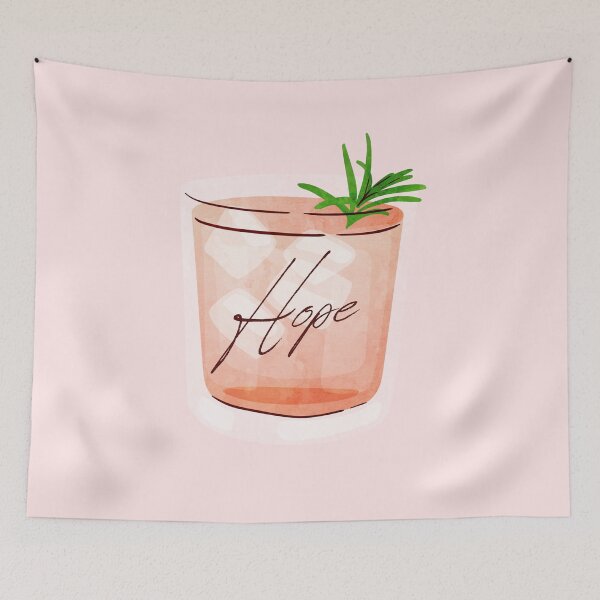 Item preview, The plant of hope - blush pink aesthetic plant designed and sold by Amalzaki.