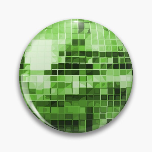 Item preview, Green Disco Ball Pattern designed and sold by Deborah Camp.