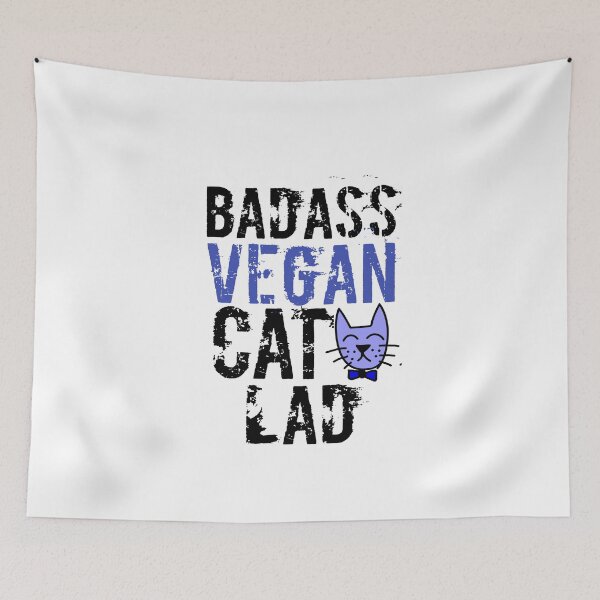 Item preview, Badass vegan Cat mom designed and sold by medbouk1.