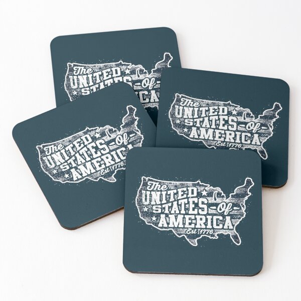 Item preview, Map of The United States of America Est. 1776 - Patriotic 4th of July designed and sold by Nfty-Planet01.