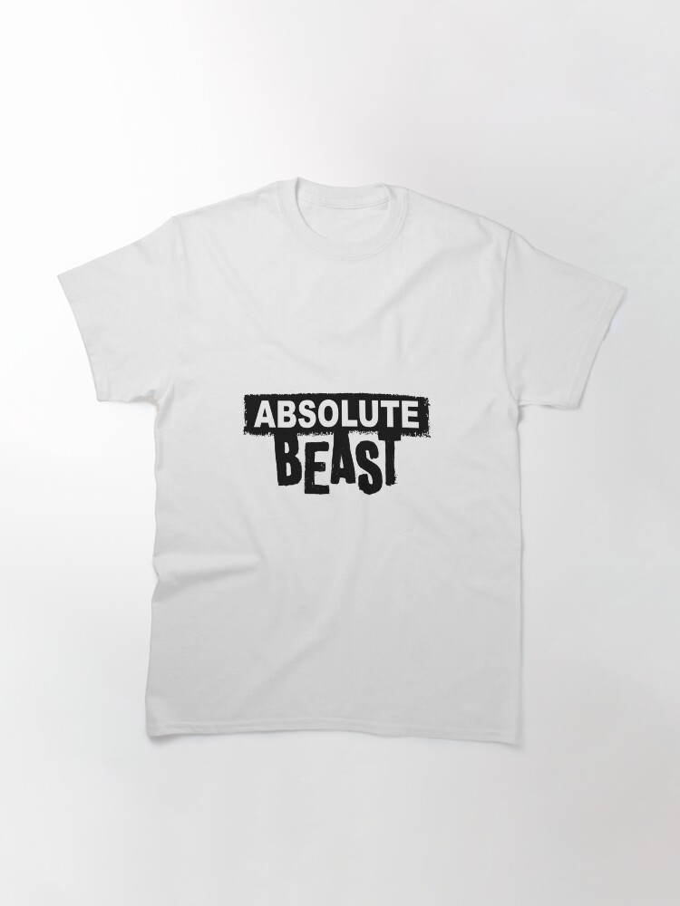 Alternate view of Absolute Beast (dark text) Classic T-Shirt