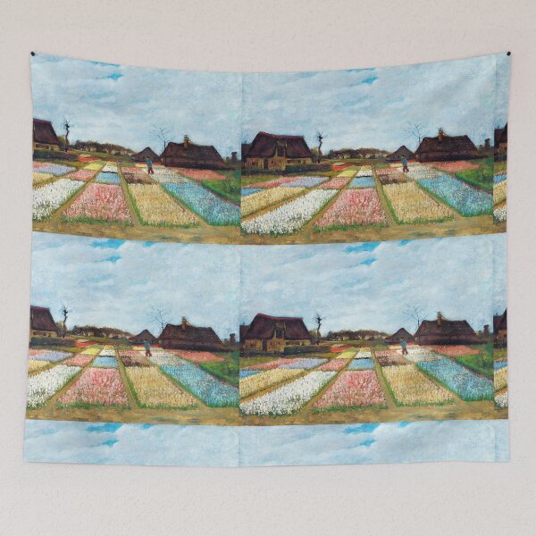 Item preview, Flower Beds In Holland (1883) (Restored By Leonardo Digenio) designed and sold by LeonardoDigenio.