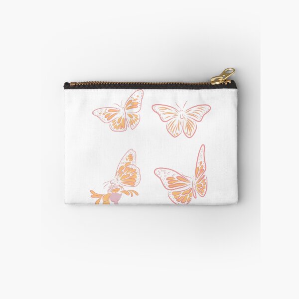 Item preview, Hermoso paquete de mariposas - mariposas de estética rosa ruborizada designed and sold by Amalzaki.