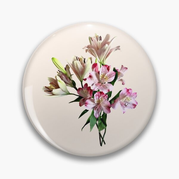 Item preview, Two Varieties of Pink Lilies designed and sold by Susan Savad.