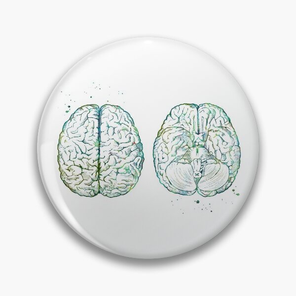 Item preview, Brain Anatomy Upside and Downside View designed and sold by EvasDreams.