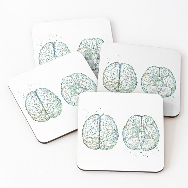 Item preview, Brain Anatomy Upside and Downside View designed and sold by EvasDreams.