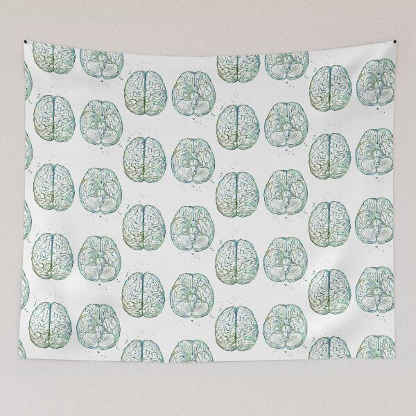Item preview, Brain Anatomy Upside and Downside View designed and sold by EvasDreams.