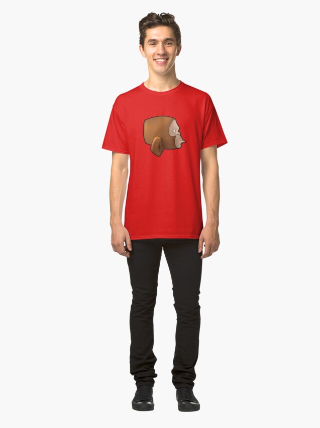 Alternate view of Monkey Socks Design Logo Classic T-Shirt