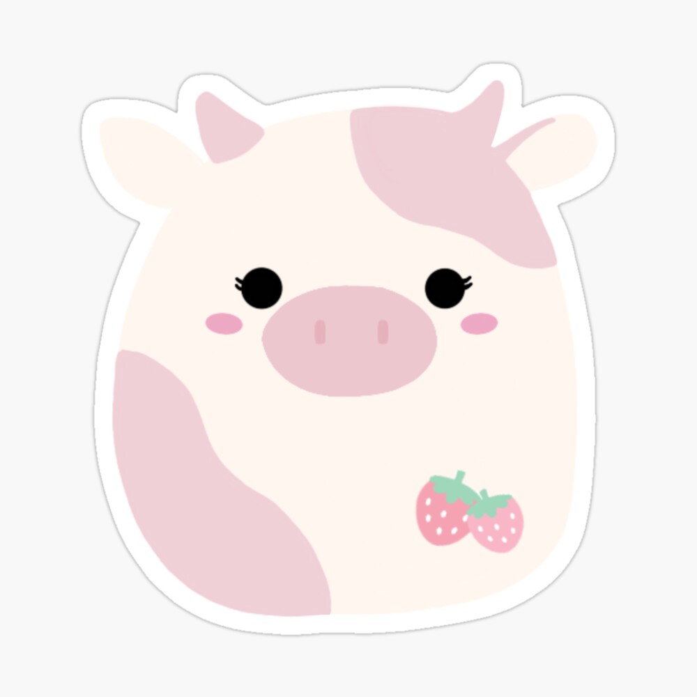 squishmallow pink cow
