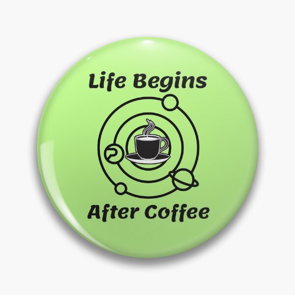 Item preview, Life Begins After Coffee - Morning Coffee designed and sold by VikGen.