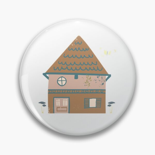 Item preview, cottage with butterflies designed and sold by peachyasho.