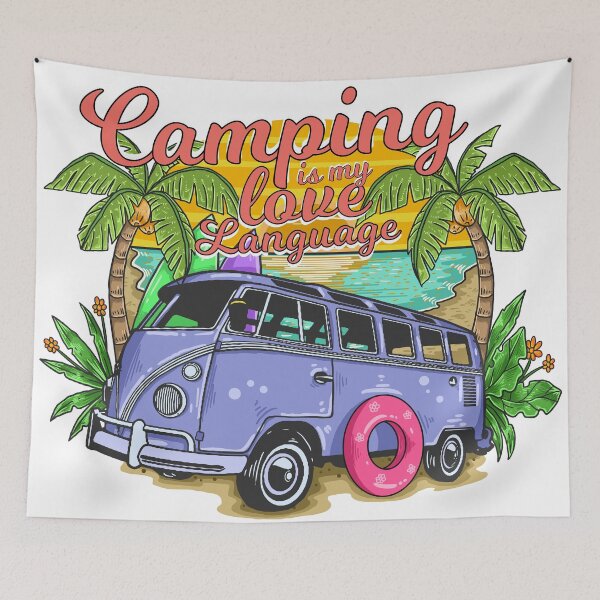 Item preview, camping is my love language designed and sold by naturehikers.
