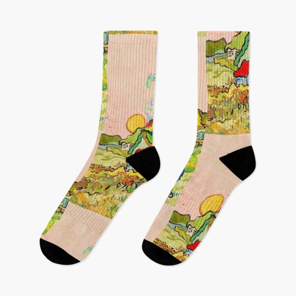 Item preview, Houses And Figure By Vincent Van Gogh - 1890 - Restored By Leonardo Digenio designed and sold by LeonardoDigenio.