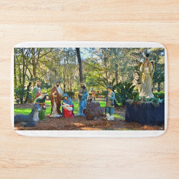 Item preview, Nativity Scene At Christ Church St. Simon Georgia designed and sold by LisaWootenPhoto.
