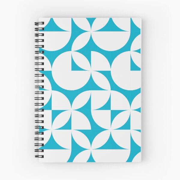 Item preview, Abstract Blue Circles Modern Mid Century Geometric Pattern Scandinavian Rustic Interior designed and sold by BONBcreative.