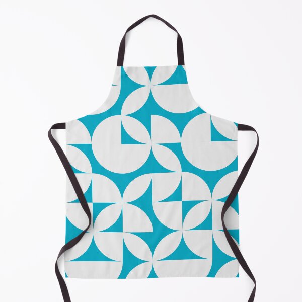 Item preview, Abstract Blue Circles Modern Mid Century Geometric Pattern Scandinavian Rustic Interior designed and sold by BONBcreative.