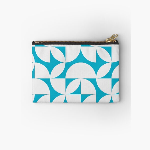 Item preview, Abstract Blue Circles Modern Mid Century Geometric Pattern Scandinavian Rustic Interior designed and sold by BONBcreative.