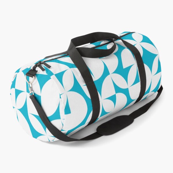 Item preview, Abstract Blue Circles Modern Mid Century Geometric Pattern Scandinavian Rustic Interior designed and sold by BONBcreative.