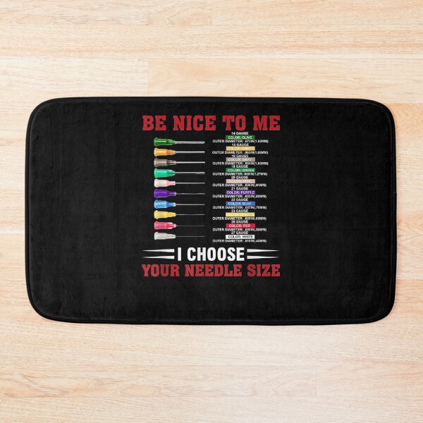 Item preview, Be Nice To Me I Choose Needle Size Gift For Men Women designed and sold by zpruby.