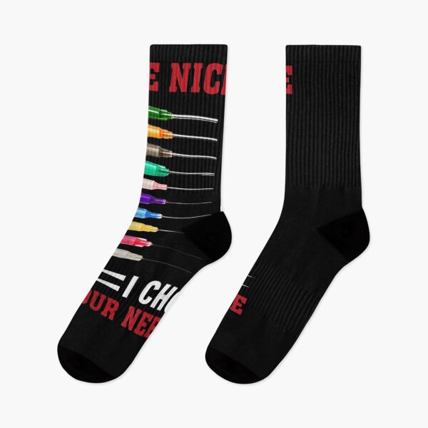 Item preview, Be Nice To Me I Choose Needle Size Gift For Men Women designed and sold by zpruby.