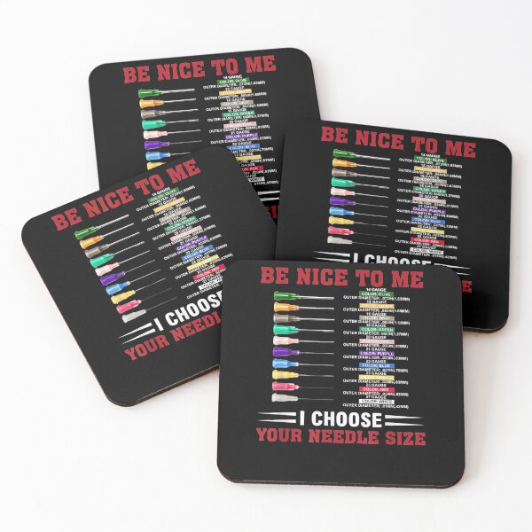 Item preview, Be Nice To Me I Choose Needle Size Gift For Men Women designed and sold by zpruby.