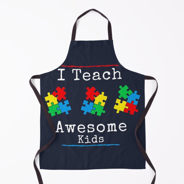 Item preview, I Teach Awesome Kids Autism Awareness Teacher Quote designed and sold by Color-Sparkle.
