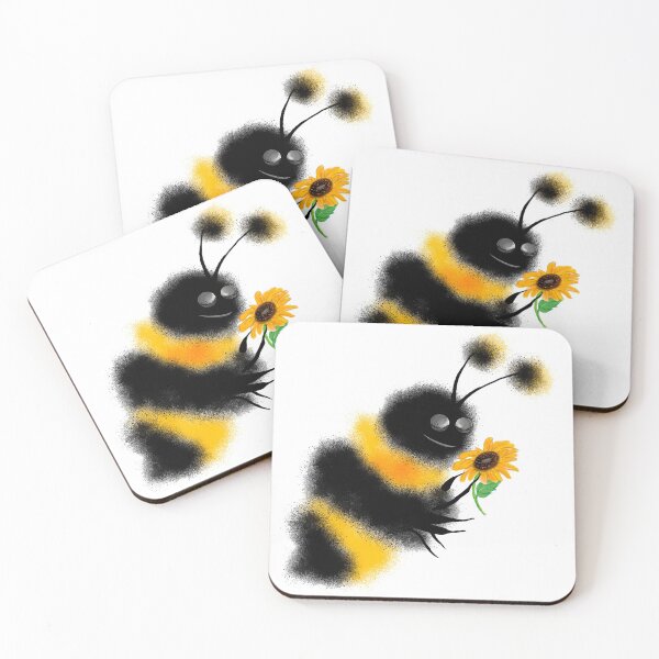 Item preview, Insect with Flower. Cool Bumblebee. Sprided Bee. designed and sold by ZheltakovaIana.