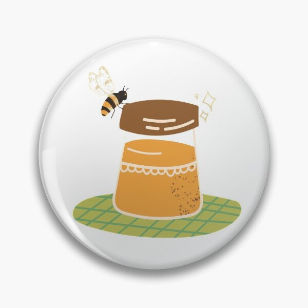 Item preview, jar full of honey designed and sold by peachyasho.