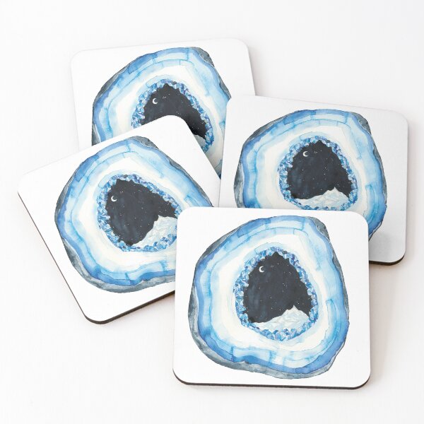 Item preview, Watercolor Night Geode designed and sold by AndraMarie.