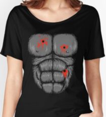 Harambe Halloween Costume - Shot Gorilla Chest Women's Relaxed Fit T-Shirt