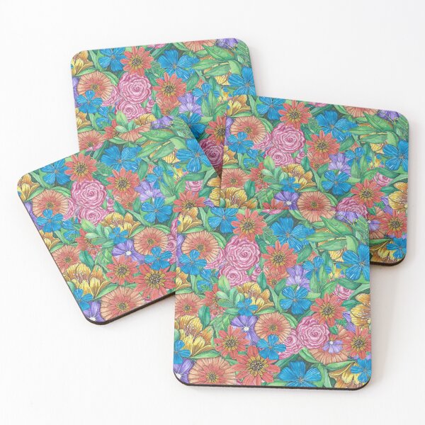 Item preview, Colorful Watercolor Floral Pattern designed and sold by Hollis Shaner.
