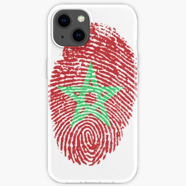maroc footprint Coque souple iPhone