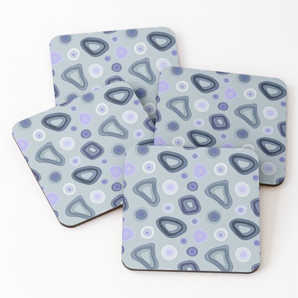 Item preview, Seamless abstract pattern. Ovals, circles, drawing, crimson, lilac, gray spots. designed and sold by UVI-CA.