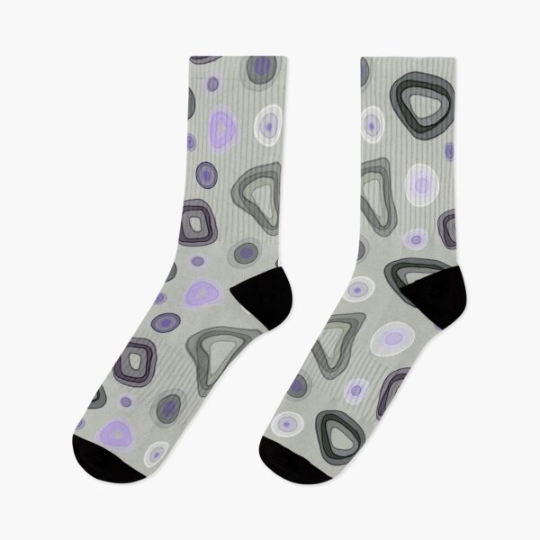 Item preview, Seamless abstract pattern. Ovals, circles, pattern, green, lilac, gray spots. designed and sold by UVI-CA.