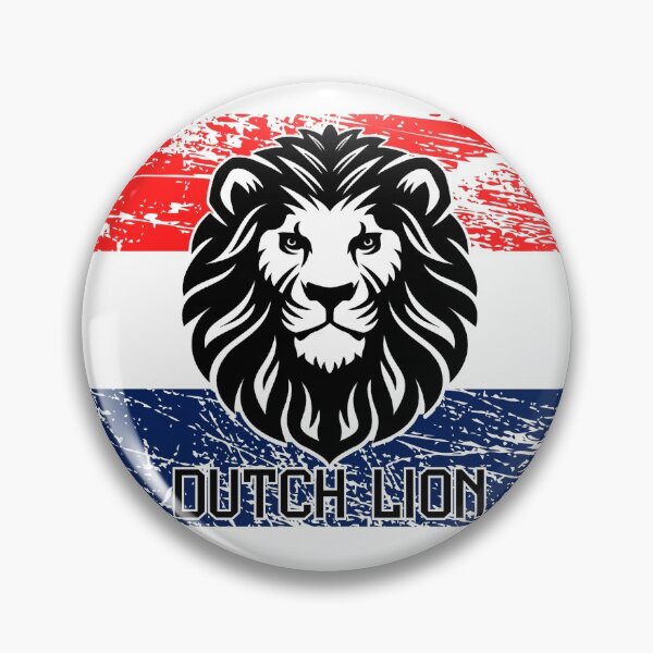 Item preview, Go Holland! - Dutch Lion Distressed Flag designed and sold by DWDiva.