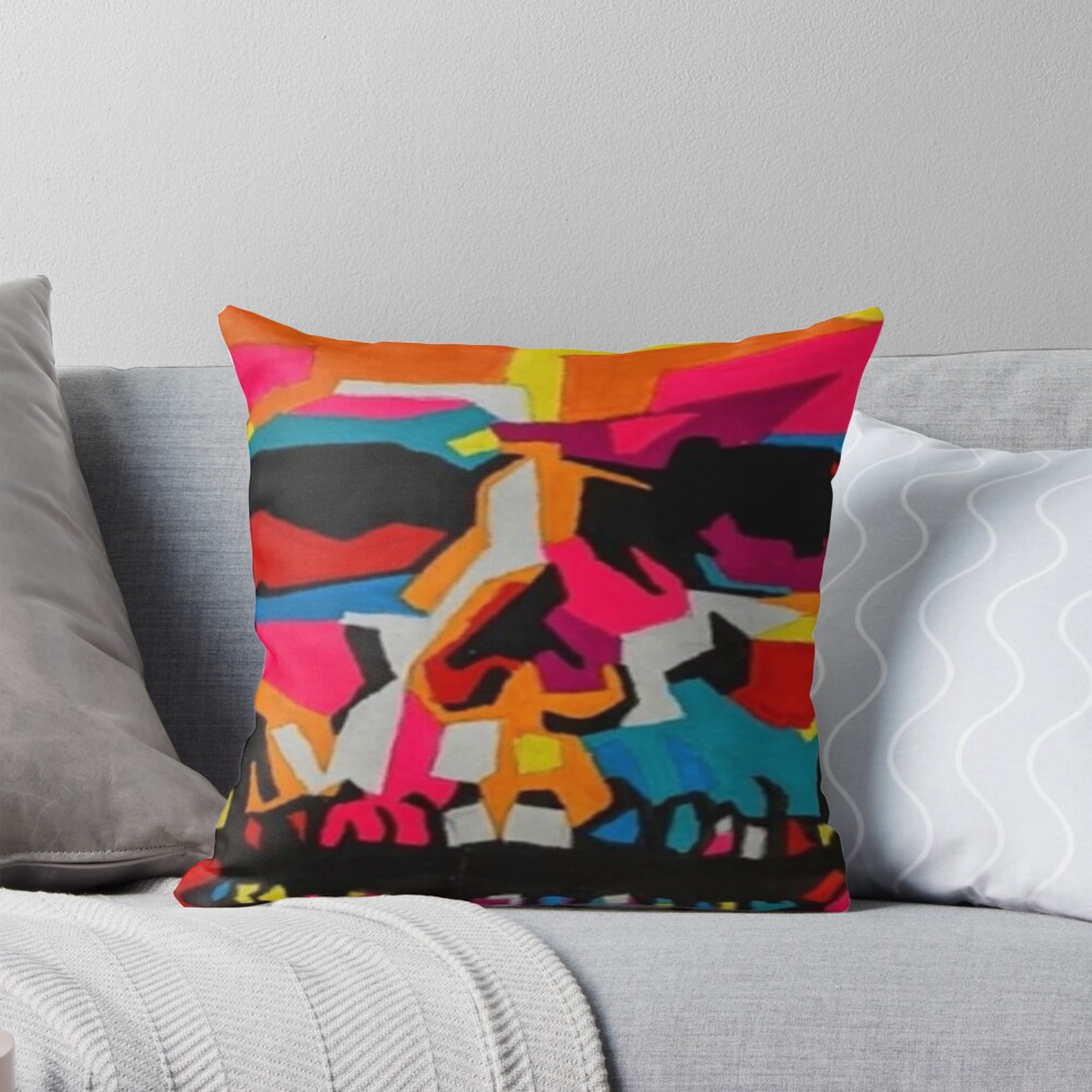 Item preview, Throw Pillow designed and sold by TheHand-art.