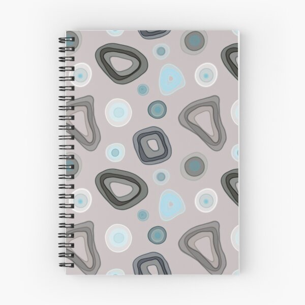 Item preview, Seamless abstract pattern. Ovals, circles, pattern, blue, brown, gray spots. designed and sold by UVI-CA.