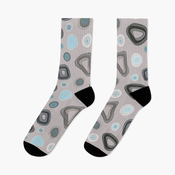 Item preview, Seamless abstract pattern. Ovals, circles, pattern, blue, brown, gray spots. designed and sold by UVI-CA.