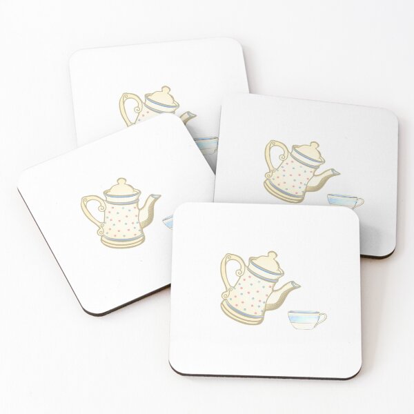 Item preview, teapot and cup designed and sold by peachyasho.