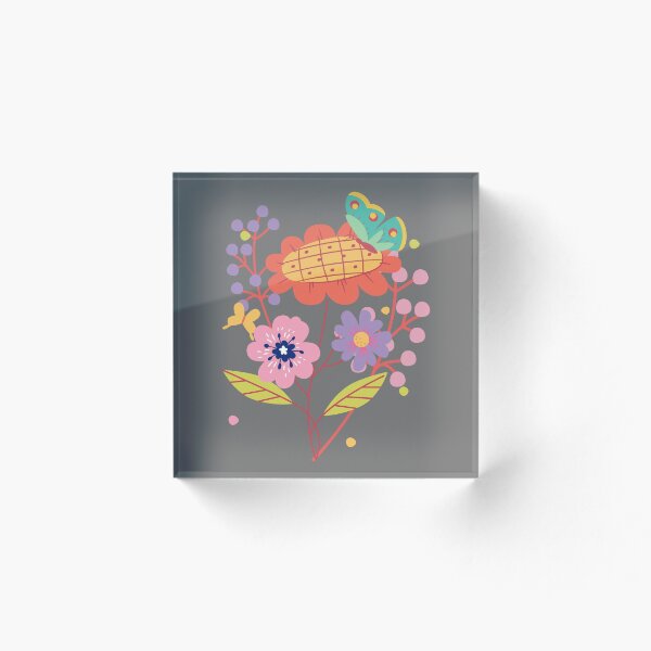 Item preview, Quirky Florals designed and sold by PaintedCanvas.