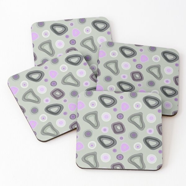 Item preview, Seamless abstract pattern. Ovals, circles, pattern, lilac, pink, green, gray spots. designed and sold by UVI-CA.