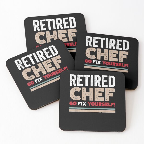 Item preview, Funny Retired Chef Go Fix Themselves Retro Design designed and sold by zpruby.