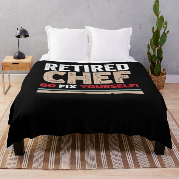 Item preview, Funny Retired Chef Go Fix Themselves Retro Design designed and sold by zpruby.