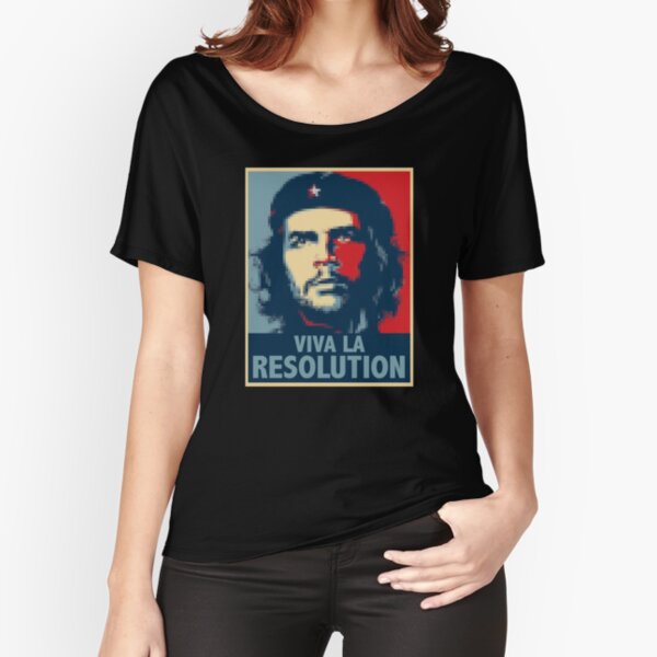 Viva La Resolucion Pixelated Che Guevara T-shirt