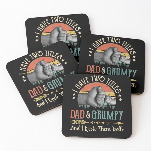 Item preview, Mens I Have Two Titles Dad And Grumpy Vintage For Men Funny designed and sold by zpruby.