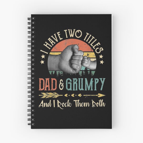 Item preview, Mens I Have Two Titles Dad And Grumpy Vintage For Men Funny designed and sold by zpruby.