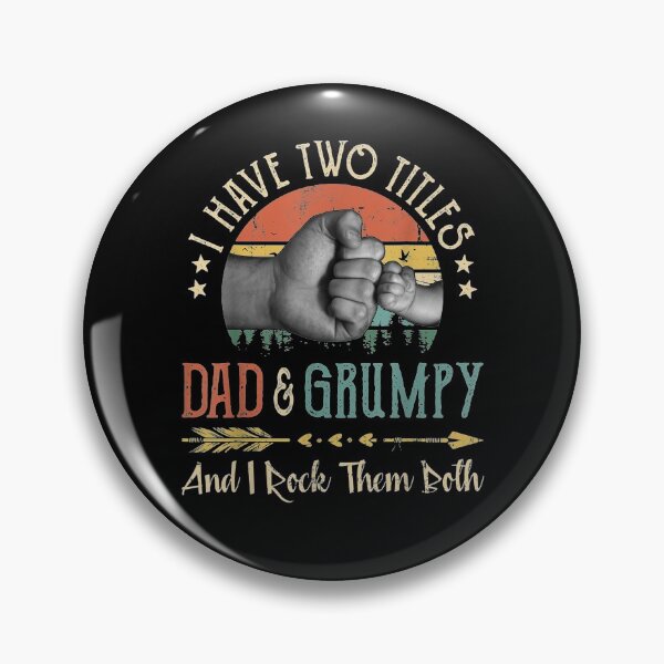 Item preview, Mens I Have Two Titles Dad And Grumpy Vintage For Men Funny designed and sold by zpruby.