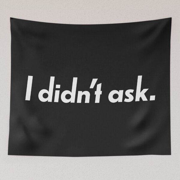 Item preview, I didn't ask designed and sold by Raymond Gilford.