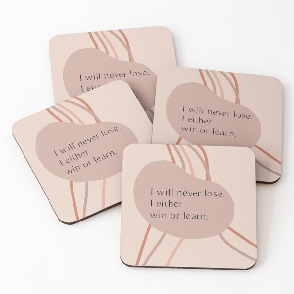 Item preview, I Will Never Lose. I Either Win Or Learn designed and sold by beckahbrooks.