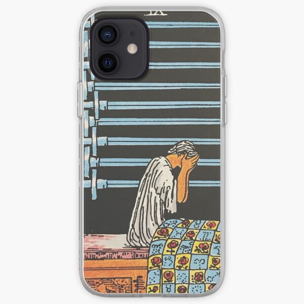 9 of swords - Rider Waite Smith tarot iPhone Soft Case